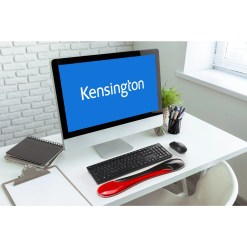 Kensington Slim Duo Gel Keyboard Wrist Rest - Red - image 2