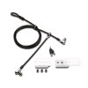 Kensington Universal 3-in-1 Keyed Cable Lock with Twin Lockheads