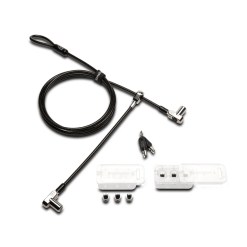 Kensington Universal 3-in-1 Keyed Cable Lock with Twin Lockheads