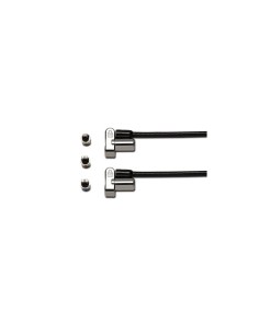 Kensington Universal 3-in-1 Keyed Cable Lock with Twin Lockheads - Master Keyed