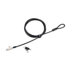 Kensington Slim N17 2.0 Keyed Laptop Lock for Wedge-Shaped Slots - Master Keyed
