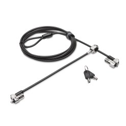 Kensington NanoSaver Keyed Dual Head Laptop Lock - Master Keyed