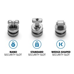 Kensington ClickSafe Universal Slots Security Anchors Kit