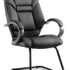 Galloway High Back Cantilever Visitor Chair with Arms