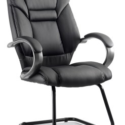 Galloway High Back Cantilever Visitor Chair with Arms