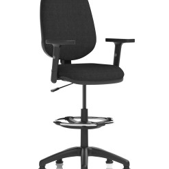 Eclipse Plus I Medium Back Task Operator Office Chair with Hi Rise Draughtsman Kit - image 7