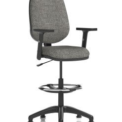 Eclipse Plus I Medium Back Task Operator Office Chair with Hi Rise Draughtsman Kit - image 9