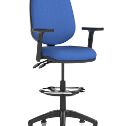 Eclipse Plus II Task Operator Office Chair with Hi Rise Draughtsman Kit - image 8