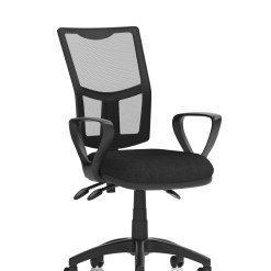 Eclipse Plus III Medium Mesh Back Task Operator Office Chair - image 3