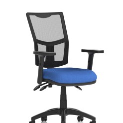Eclipse Plus III Medium Mesh Back Task Operator Office Chair - image 5