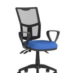 Eclipse Plus III Medium Mesh Back Task Operator Office Chair - image 6