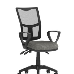 Eclipse Plus III Medium Mesh Back Task Operator Office Chair - image 9