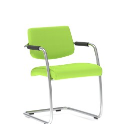 Havanna Medium Back Cantilever Visitor Chair with Arms - image 2