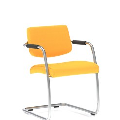 Havanna Medium Back Cantilever Visitor Chair with Arms - image 5