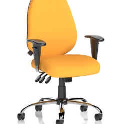 Lisbon Medium Back Task Operator Office Chair with Height Adjustable Arms - image 5