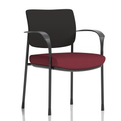 Brunswick Deluxe Medium Back Stacking Visitor Office Chair with Arms - image 6