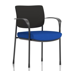 Brunswick Deluxe Medium Back Stacking Visitor Office Chair with Arms - image 10