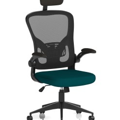 Ace Executive Mesh Chair With Folding Arms - image 3
