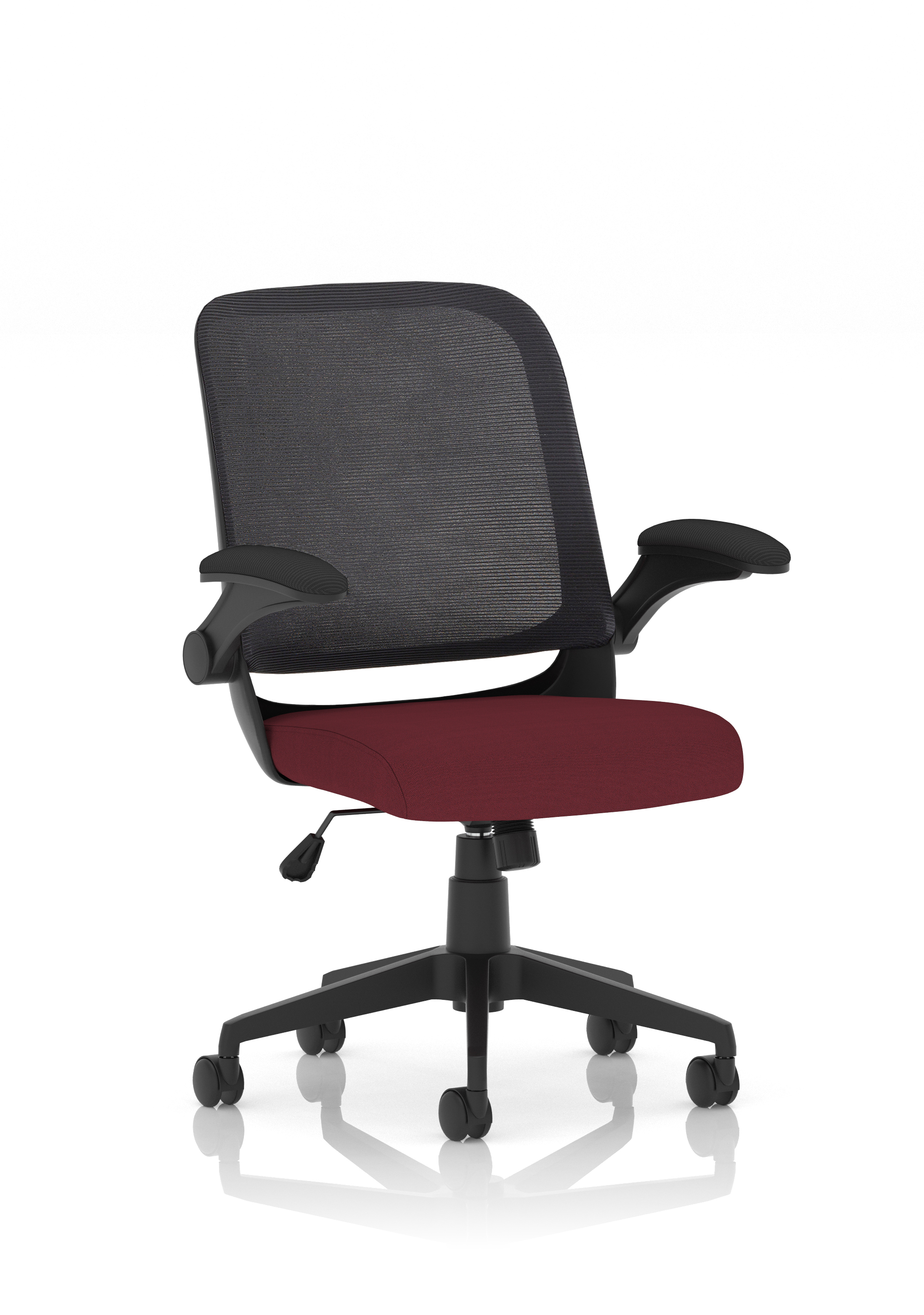 Crew Task Operator Mesh Chair With Folding Arms - image 2