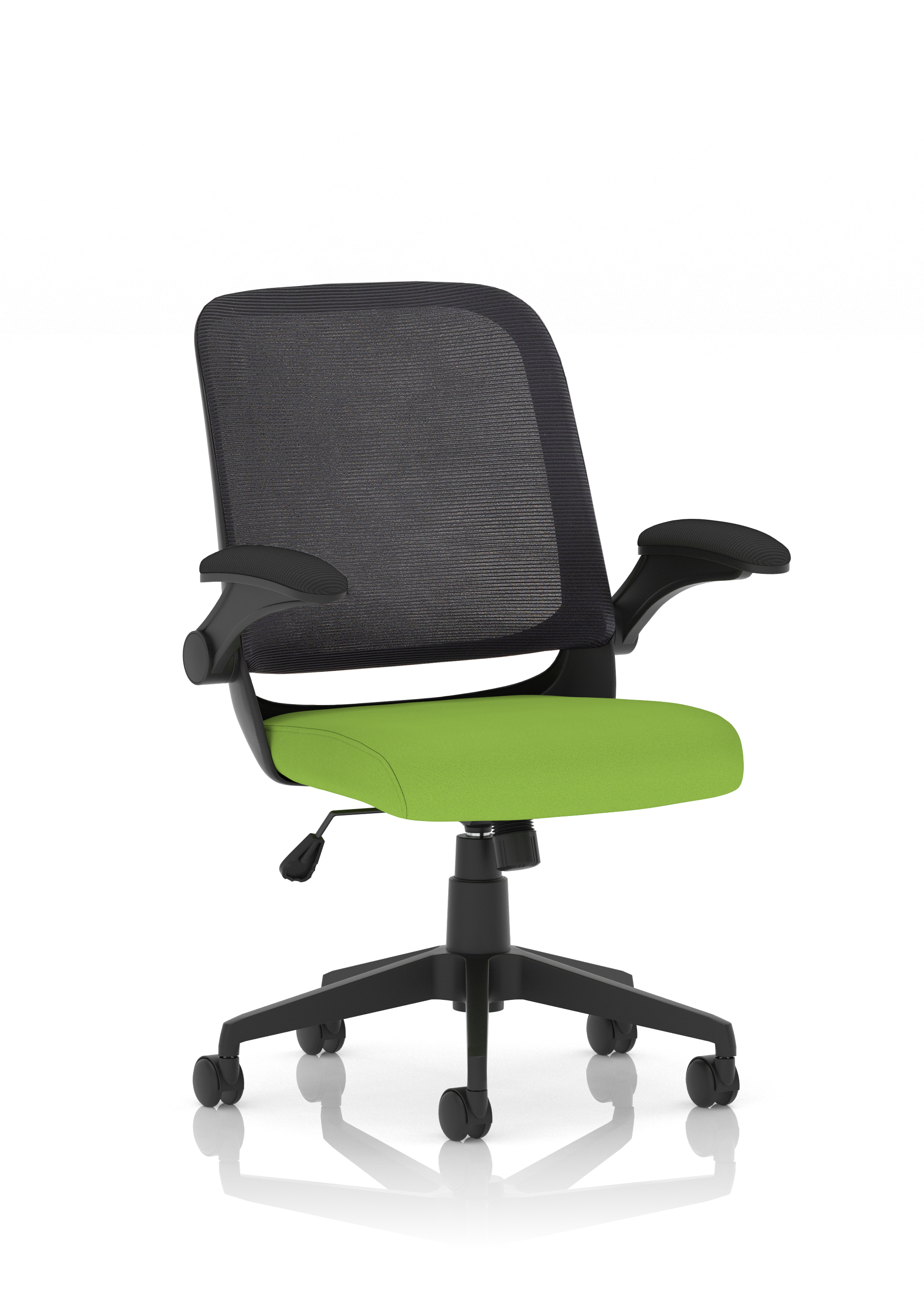 Crew Task Operator Mesh Chair With Folding Arms - image 4