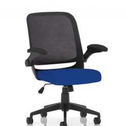 Crew Task Operator Mesh Chair With Folding Arms - image 6