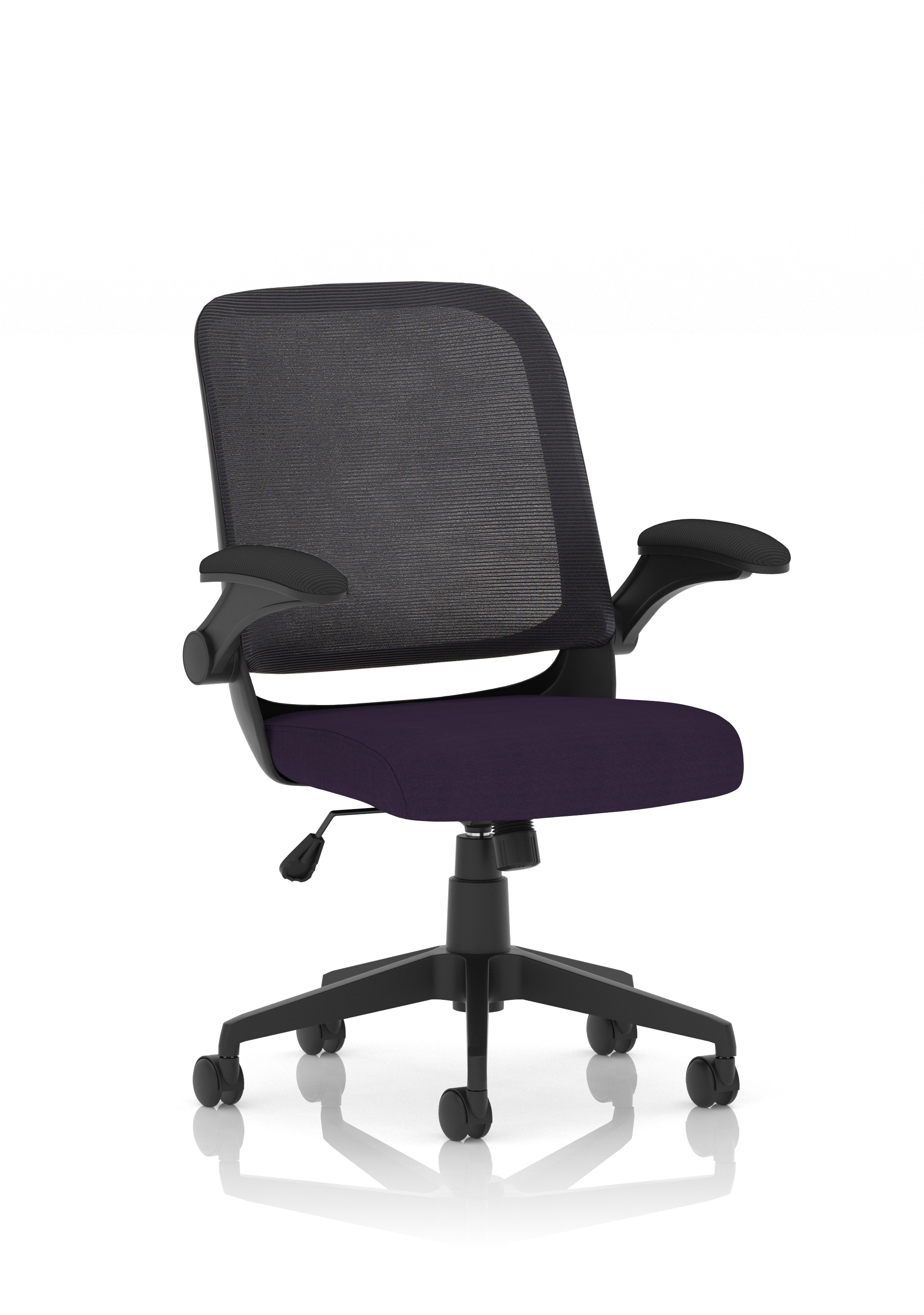 Crew Task Operator Mesh Chair With Folding Arms - image 8