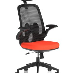 Sigma Executive Mesh Chair With Folding Arms - image 7