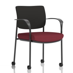 Brunswick Deluxe Medium Back Visitor Office Chair with Arms with Castors - image 6