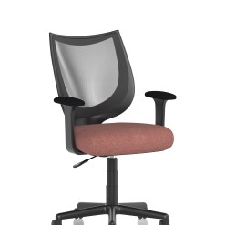 Camden Medium Back Black Mesh Task Operator Office Chair With Arms - image 9