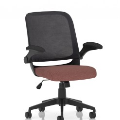 Crew Task Operator Mesh Chair With Folding Arms - image 9