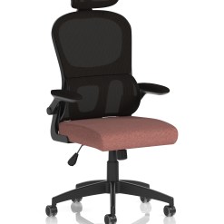 Iris Task Operator Mesh Back Fabric Seat With Headrest - image 9