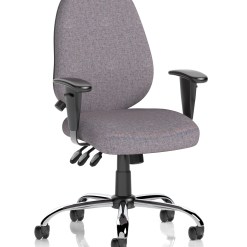 Lisbon Medium Back Task Operator Office Chair with Height Adjustable Arms - image 10