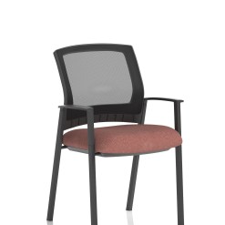 Metro Medium Mesh Back Stacking Visitor Chair with Arms - image 10