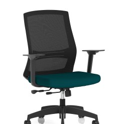 Ventra Mesh Back Task Operator Office Chair Height Adjustable Arms - image 3