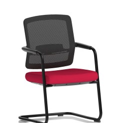 Flint Mesh Back Cantilever Chair - image 2