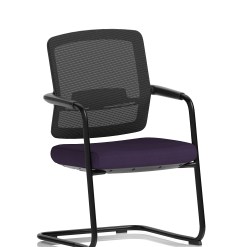 Flint Mesh Back Cantilever Chair - image 9