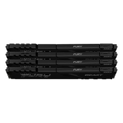 Kingston Technology FURY Beast 64GB 3200MT/s DDR4 CL16 DIMM (Kit of 4) Black - image 2