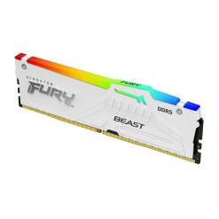 Kingston Technology FURY Beast 32GB 5600MT/s DDR5 CL36 DIMM White RGB EXPO