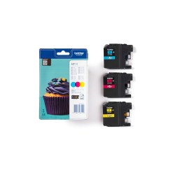 Brother LC123RBWBP ink cartridge 3 pc(s) Original Cyan, Magenta, Yellow - image 2