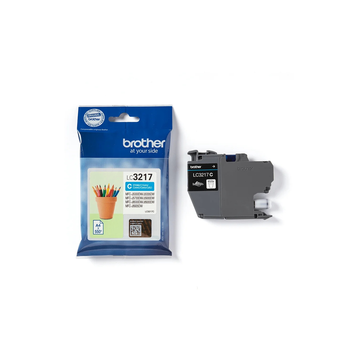 Brother LC3217C ink cartridge 1 pc(s) Original Cyan - image 2
