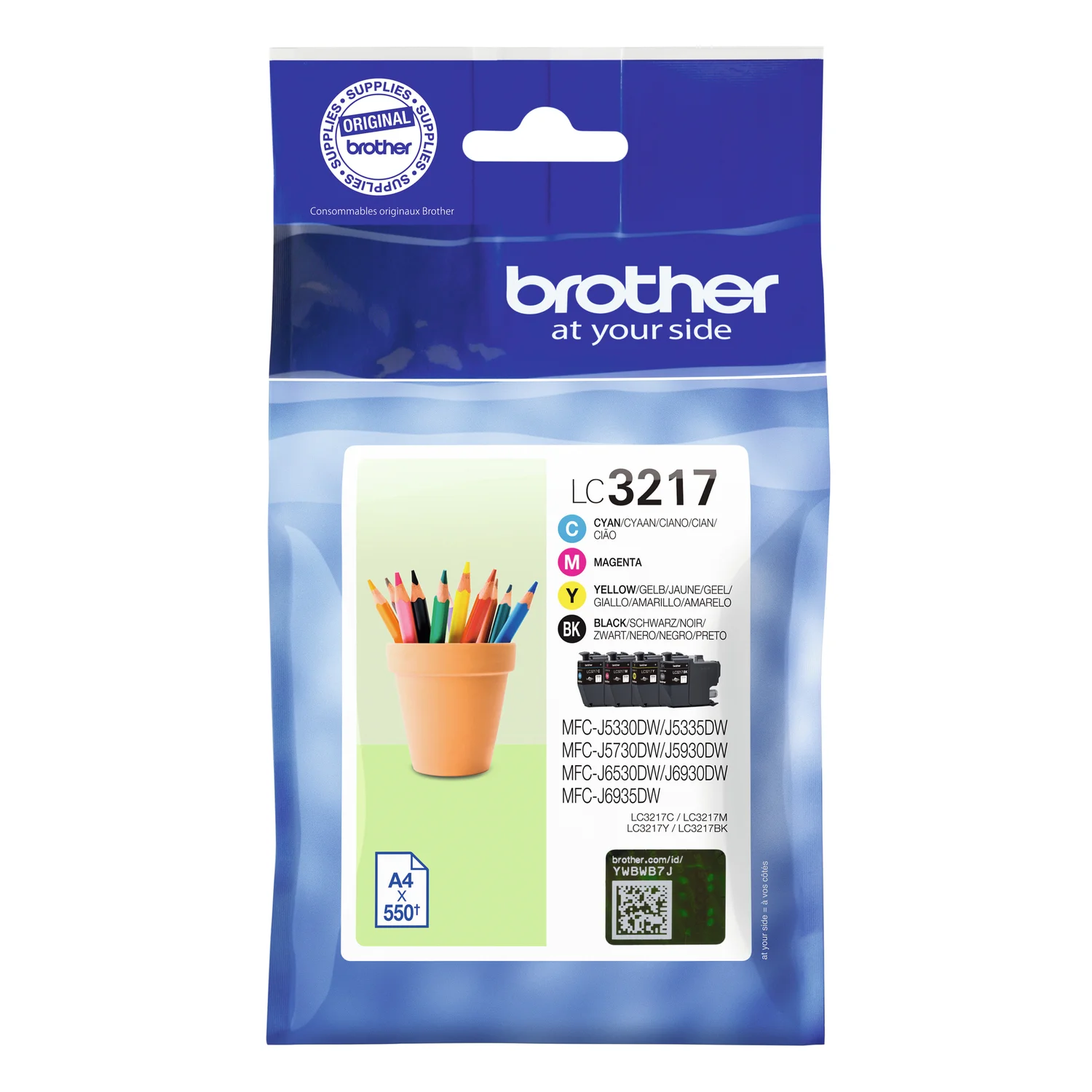 Brother LC3217VAL ink cartridge 4 pc(s) Original Black, Cyan, Magenta, Yellow - image 4