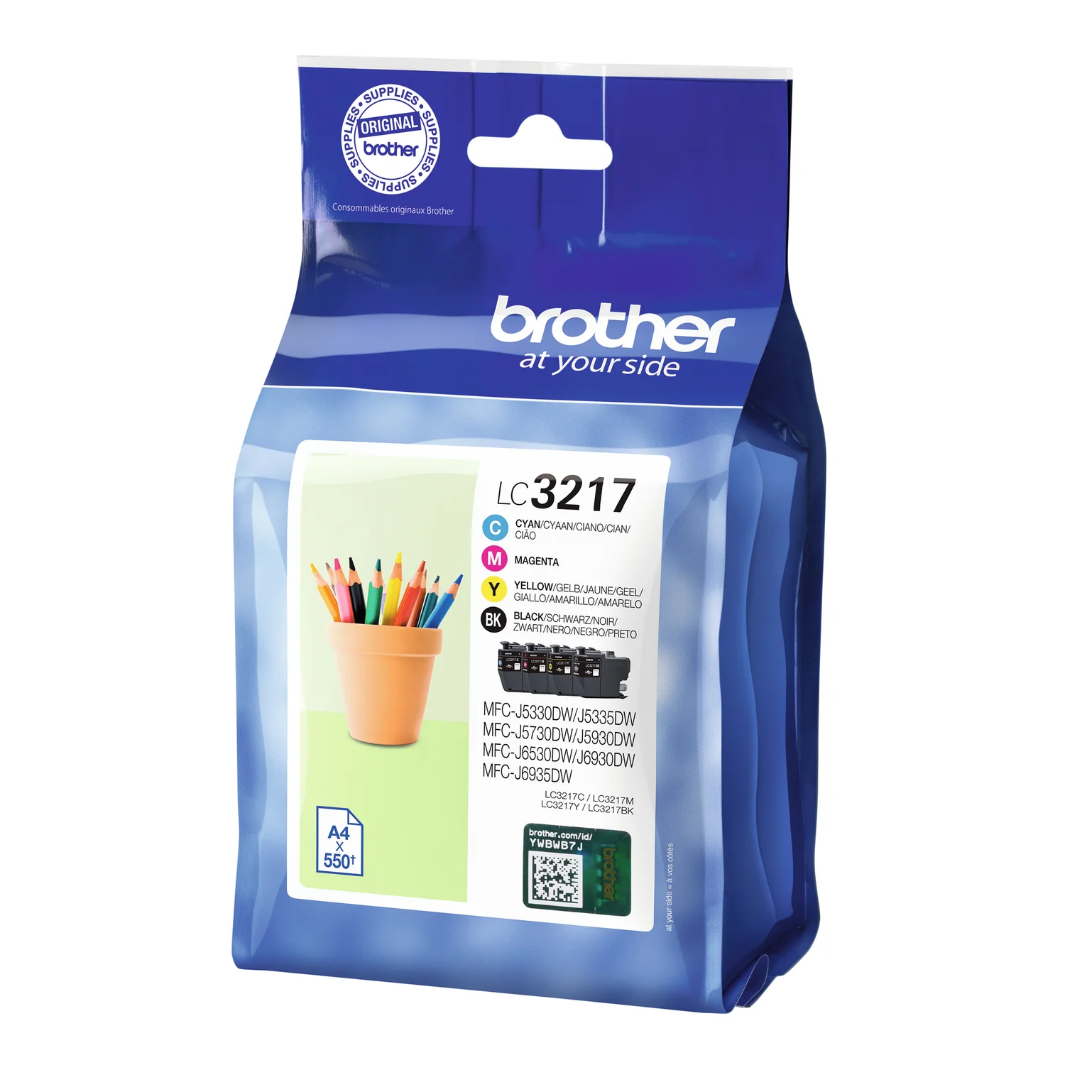 Brother LC3217VAL ink cartridge 4 pc(s) Original Black, Cyan, Magenta, Yellow - image 5