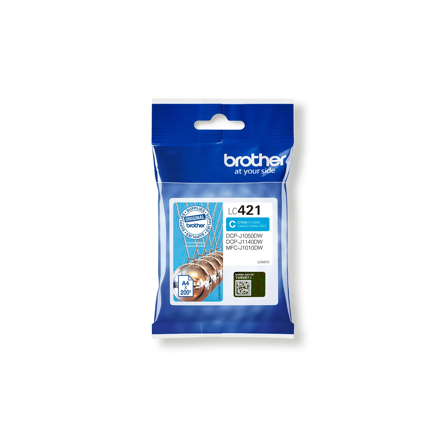 Brother LC421C ink cartridge 1 pc(s) Original Cyan
