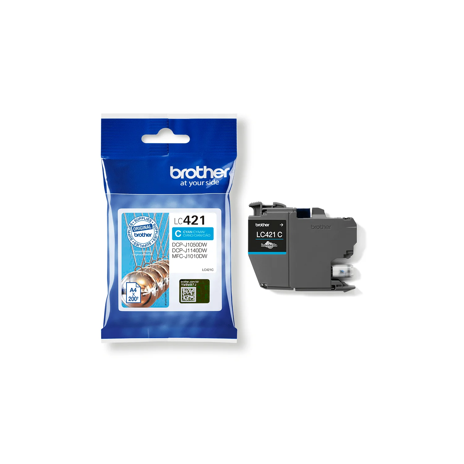 Brother LC421C ink cartridge 1 pc(s) Original Cyan - image 3