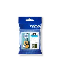 Brother LC-421XLC ink cartridge 1 pc(s) Original High (XL) Yield Cyan