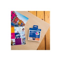 Brother LC521VAL Genuine Ink Cartridge Value Pack - image 3