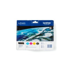 Brother LC985VALBP ink cartridge 4 pc(s) Original Black, Cyan, Magenta, Yellow