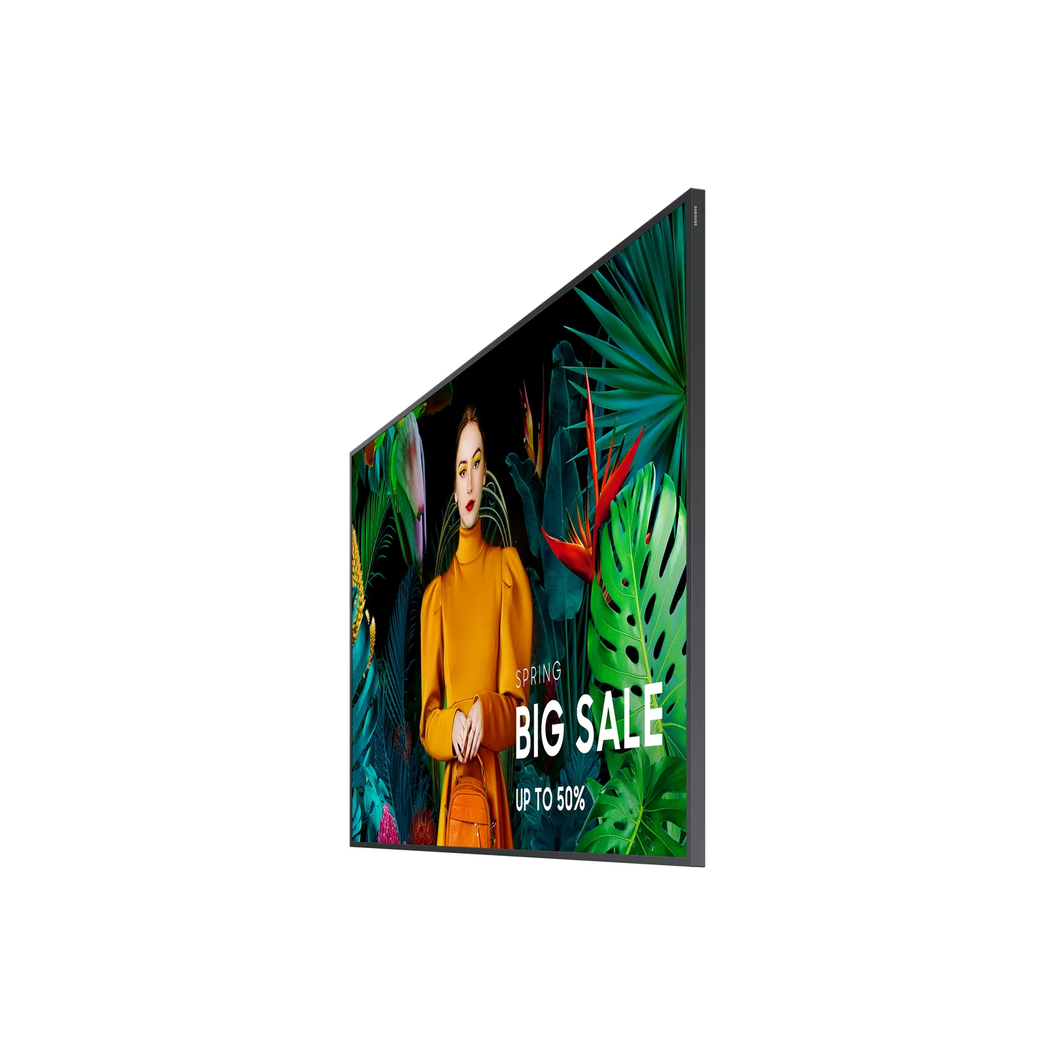 Samsung QH55C Digital signage flat panel 139.7 cm (55") LCD Wi-Fi 700 cd/m² 4K Ultra HD Black Built-in processor Tizen 24/7 - image 4