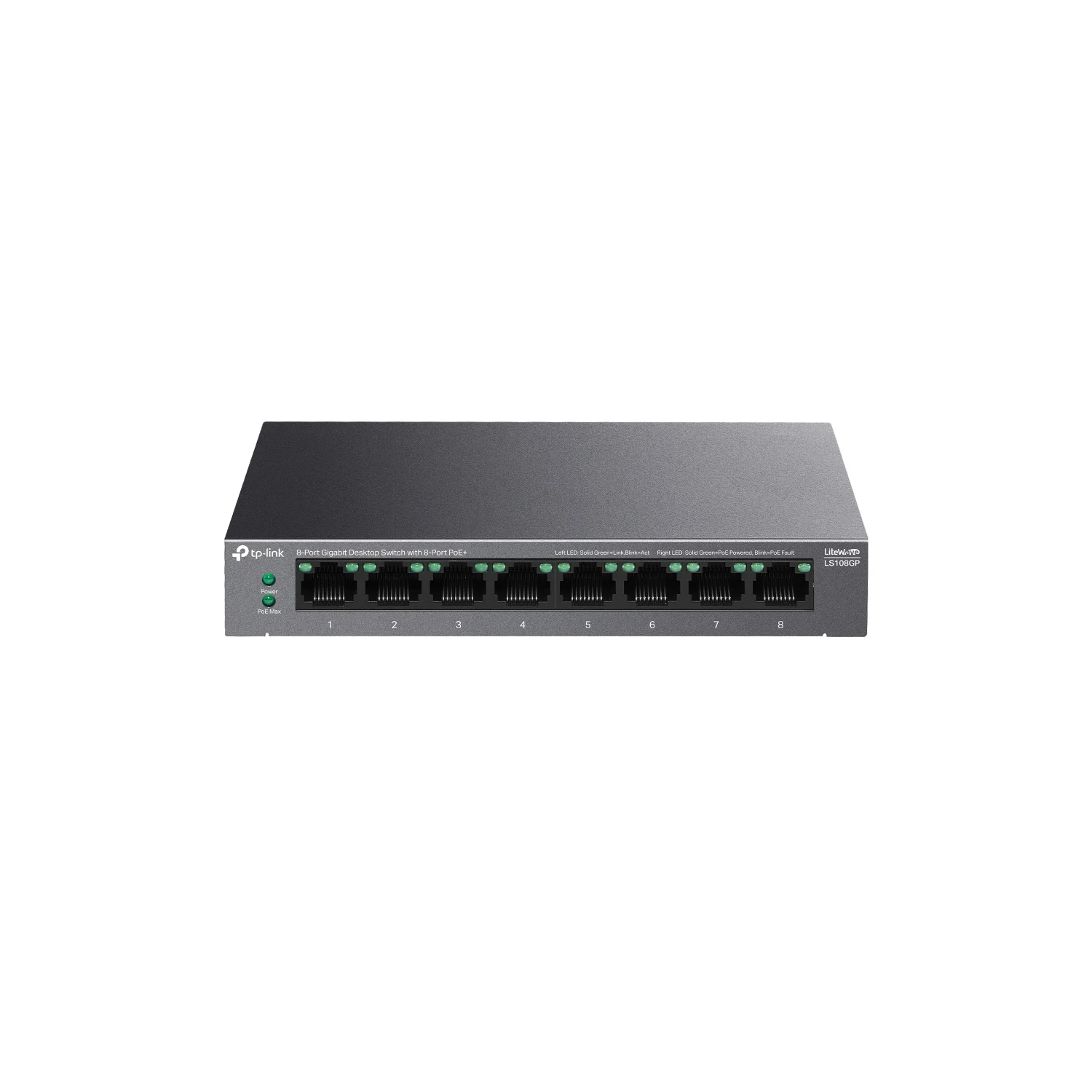Tplink TP-Link LiteWave 8-Port Gigabit Desktop Switch with 8-Port PoE+