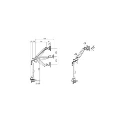 Multibrackets M VESA Gas Lift Arm Basic Pole - image 2